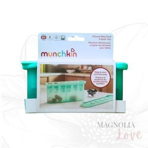 🫛 Munchkin BPA-Free Silicone Baby Food Freezer Mold Tray Green
